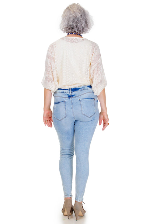 Bluza dantela bej  Liza Panait Liza Panait Online Boutique